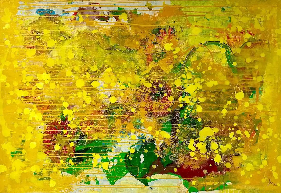 My Valentine, Acryl auf Leinwand, 130 cm X 90 cm, 2022